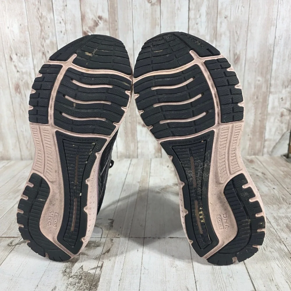Brooks Glycerin GTS 19 Womens Running Shoes Black Rose Gold 1203441B074 Size 9